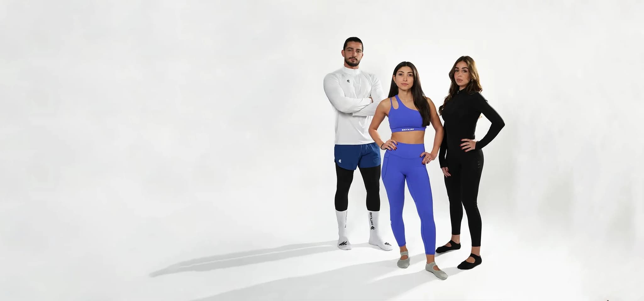 Valkyrie SS26 campaign — athletes in Valkyrie performance activewear